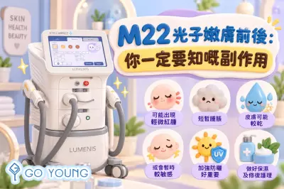 M22 光子嫩膚前後：你一定要知嘅副作用 - Go Young
