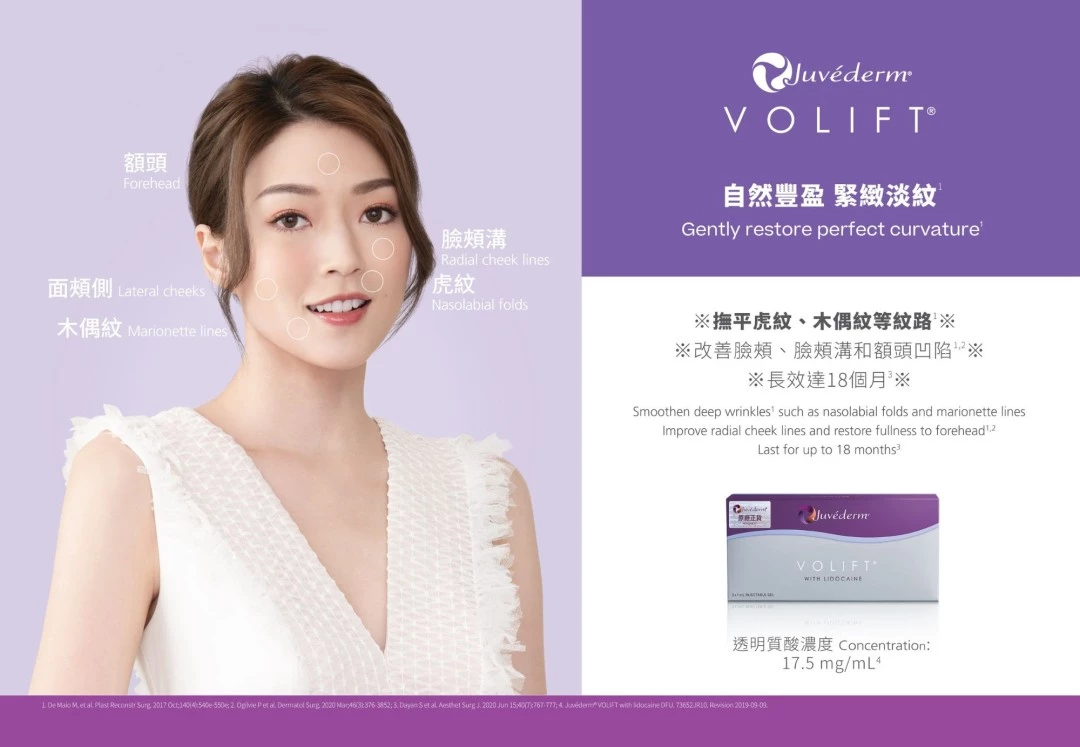 JUVÉDERM® VOLIFT（緹顏）