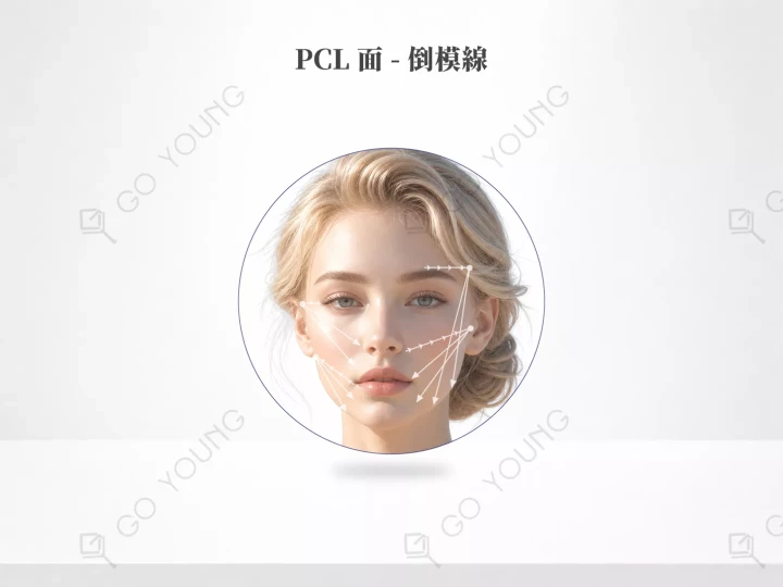 PCL 面 - 倒模線